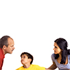 Семейные споры - общение отца с детьми